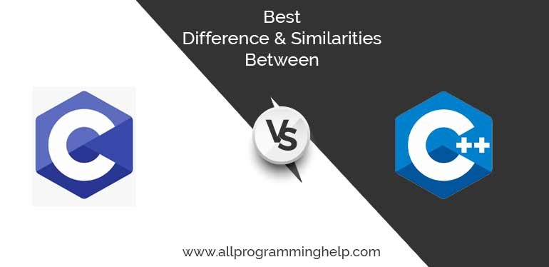 C vs C++ Comparison: best difference & similarities between C and C++