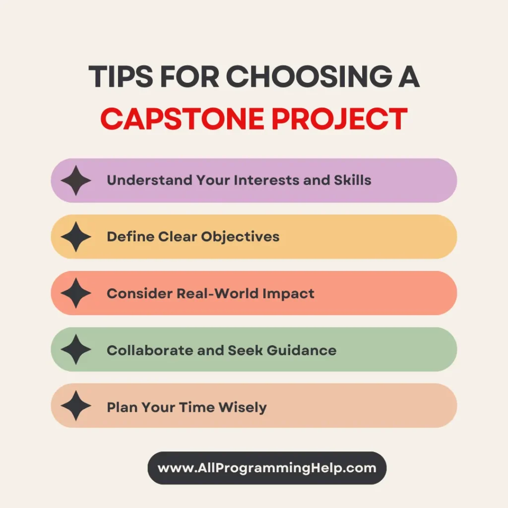 Tips For Choosing A Capstone Project